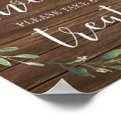 Babys sind süß, nehmen Sie bitte eine Leckerei rus Poster (Ecke)