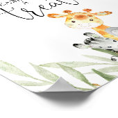 Babys sind süß, nehmen Sie bitte eine Leckerei Saf Poster (Ecke)