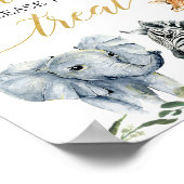 Babys sind süß, nehmen Sie bitte eine Leckerei Saf Poster (Ecke)