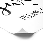 Babys sind süß Nehmen Sie eine Leckerei Baby Dusch Fotodruck (Ecke)