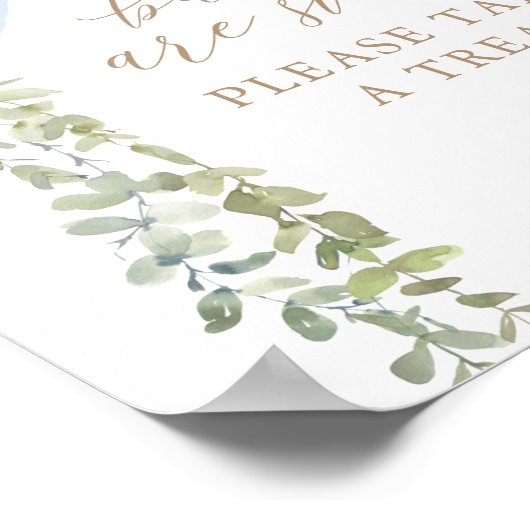 Babys sind süß Nehmen Sie eine Leckerei Balloon Ba Poster (Ecke)