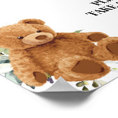 Babys sind süß Nehmen Sie eine Leckerei Bärendusch Poster (Ecke)