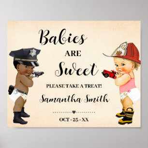 Babys sind Süß Nimm Belohnung Kleiner Rekrut Dusch Poster