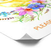 Babys sind süß und nehmen eine Leckerei Poster (Ecke)