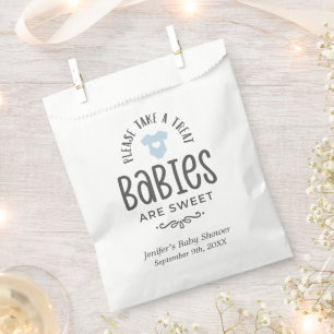 Babys sind süße Babydusche Boy Fevor Tasche Geschenktütchen