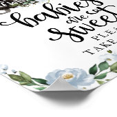 Babys sind süße Halloween-Baby-Duschzeichen Poster (Ecke)