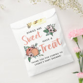 Babys sind süße Pfirsiche Kinderdusche Danke Geschenktütchen (Versiegelt)