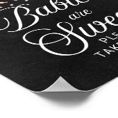 Babys sind süßes Halloween-Baby-Duschzeichen Poster (Ecke)