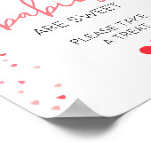 Babys sind Sweet Baby Dusche Signieren Digital ode Poster (Ecke)