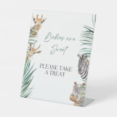 Babys sind Sweet Oh Boy Safari Jungle Baby Dusche Sockelschild (Vorderseite)