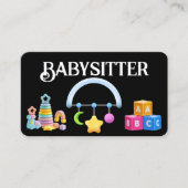 Babys Sitter Visitenkarte (Vorderseite)
