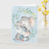 Baby's Smile Karte (Gelbe Blume)