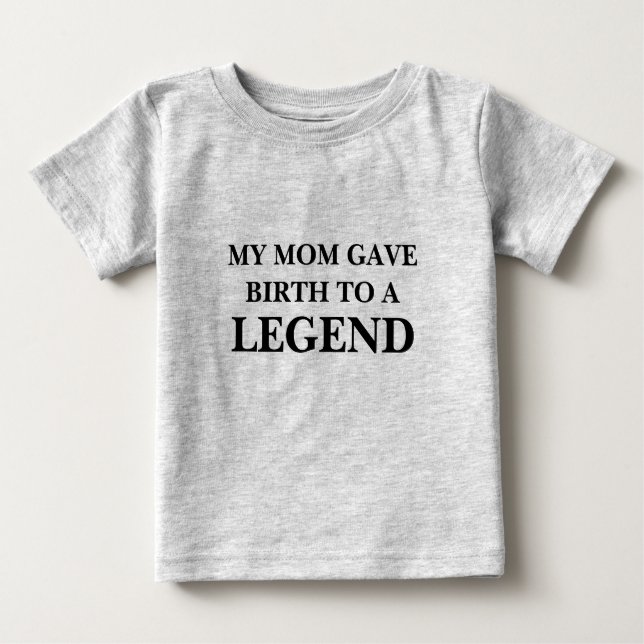 Babys T - Shirt - Geburt bis zur Legende (Vorderseite)