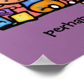 Babys überall! Gedicht, individuell anpassbar Poster (Ecke)