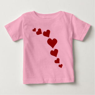 Baby's Valentines T - Shirt Baby Liebe Shirt Custo