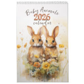 Babysäugetiere 2026 - Kalender (Titelbild)