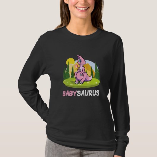 Babysaurus Dinosaur Niedlich Kiddo Hadrosaur 2 T-Shirt (Vorderseite)