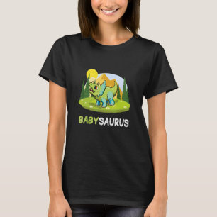 Babysaurus Dinosaurier Niedlich Kiddo Triceratops  T-Shirt