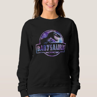 Babysaurus Dinosaurier Rex für Vater Mama Sweatshirt
