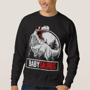 BabySaurus für Kleinkinder Geburtstagsparty T-Rex Sweatshirt