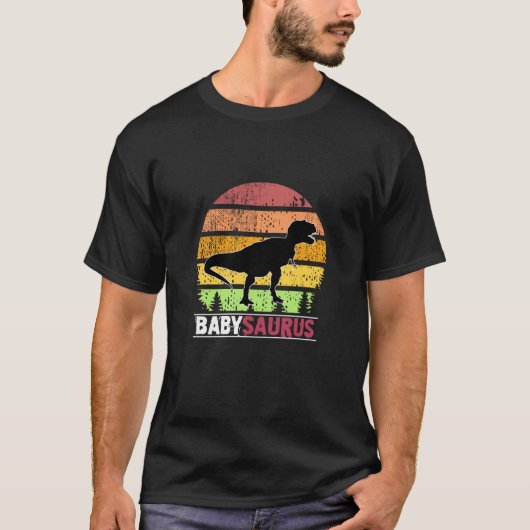 Babysaurus Graphic For Baby Dinosaur T-Shirt (Vorderseite)