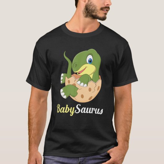Babysaurus Rex Geschenk - Baby Saurus Dinosaurier T-Shirt (Vorderseite)