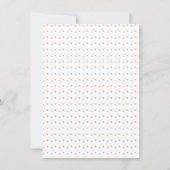 Babysaurus T-rex Blue Dankeskarte (Rückseite)