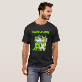 Babysaurus Vater mit Baby Son oder Tochter Partner T-Shirt (Vorne ganz)
