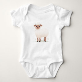 Babyschaf, Schafe, Landtiere Baby Strampler