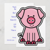 Babyschale Einladung (Vorne/Hinten)