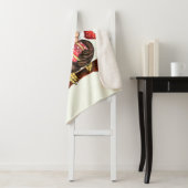 Babyschale in Weihnachtshut und Geschenk Sherpa Bl Sherpadecke (Beispiel)