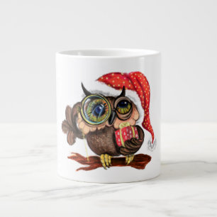 Babyschale in Weihnachtshut und Tasse von Geschenk