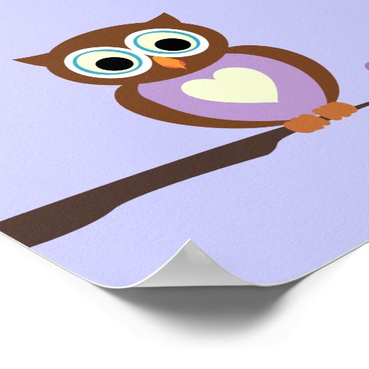 Babyschale/Kinderzimmer-Dekoration Poster (Ecke)