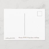 Babyschale Postkarte mit Bibelverse (Rückseite)