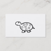 Babyschildkröte Visitenkarte (Rückseite)