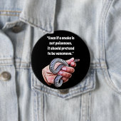 Babyschlangen-Reptilienziffern Kunst Button (Beispiel)