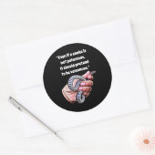 Babyschlangen-Reptilienziffern Kunst Runder Aufkleber (Umschlag)