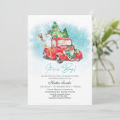 Babyschneedusche Einladung (Stehend Vorderseite)