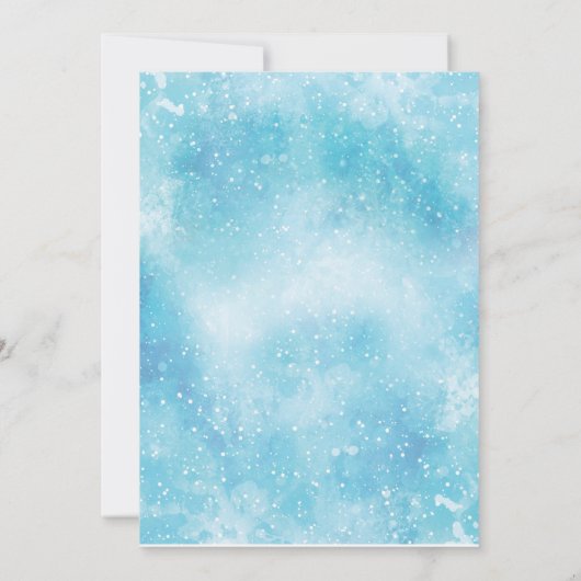 Babyschneedusche Einladung (Rückseite)