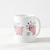 Babyschwein Kaffeetasse (VorderseiteRechts)