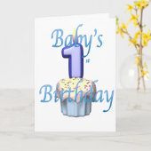 Babysfirst.Geburtstag Karte (Gelbe Blume)