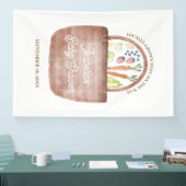 Babyshower auf dem Bauernhof Banner (Messe)