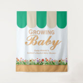 Babyshower auf dem Bauernhof - Geschlechtsneutral  Wandteppich (Vorderseite)