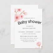 Babyshower card dankeskarte (Vorne/Hinten)