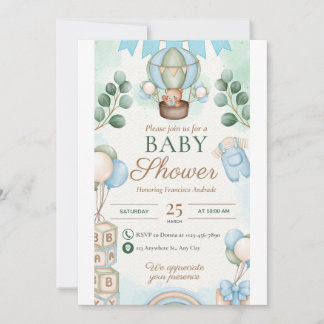 Babyshower Einladung