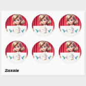 Babyshower sticker (Blatt)