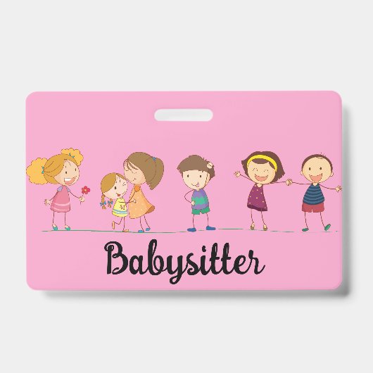 Babysitter Ausweis (Vorderseite)
