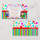 Babysitter, babysitting, Kinderzimmerschule…. Visitenkarte (Vorne/Hinten)