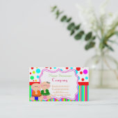 Babysitter, babysitting, Kinderzimmerschule…. Visitenkarte (Stehend Vorderseite)