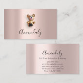 Babysitter Berufliches Kindertagesbierchen Visitenkarte (Vorne/Hinten)